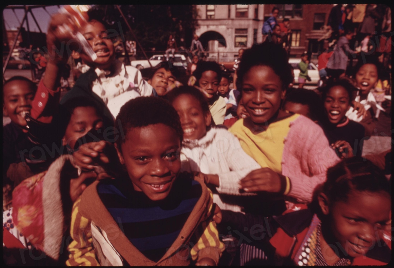 South Side Group Black Children